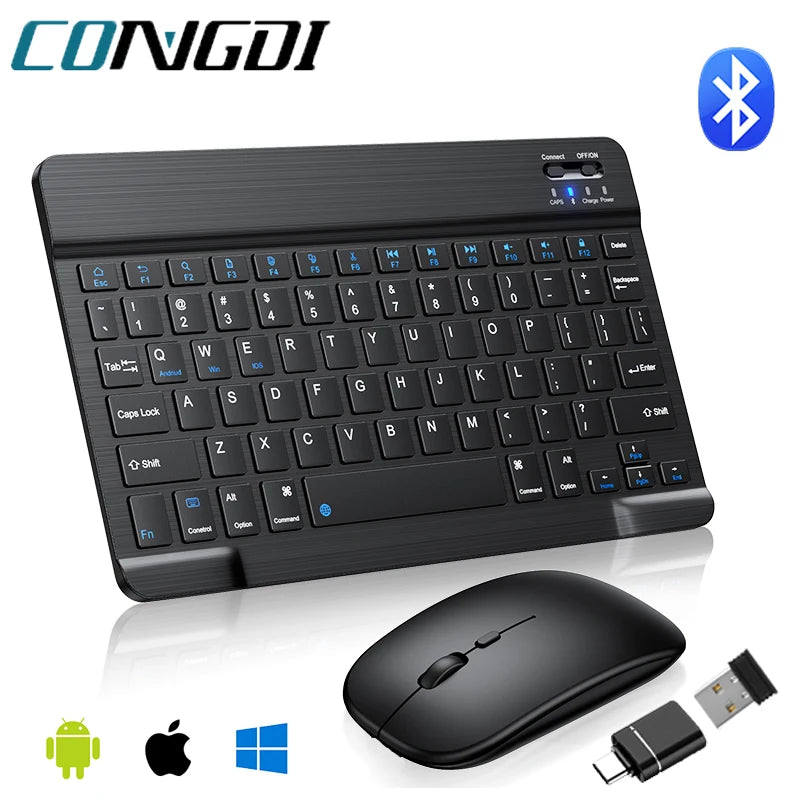 Ultra-Slim Portable Bluetooth-Compatible Keyboard: Your Ultimate Mobile Typing Solution