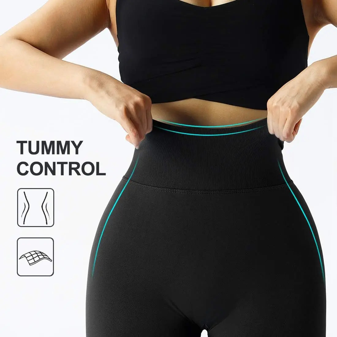 Ultimate Fit: Seamless Knitted Fitness GYM Pants