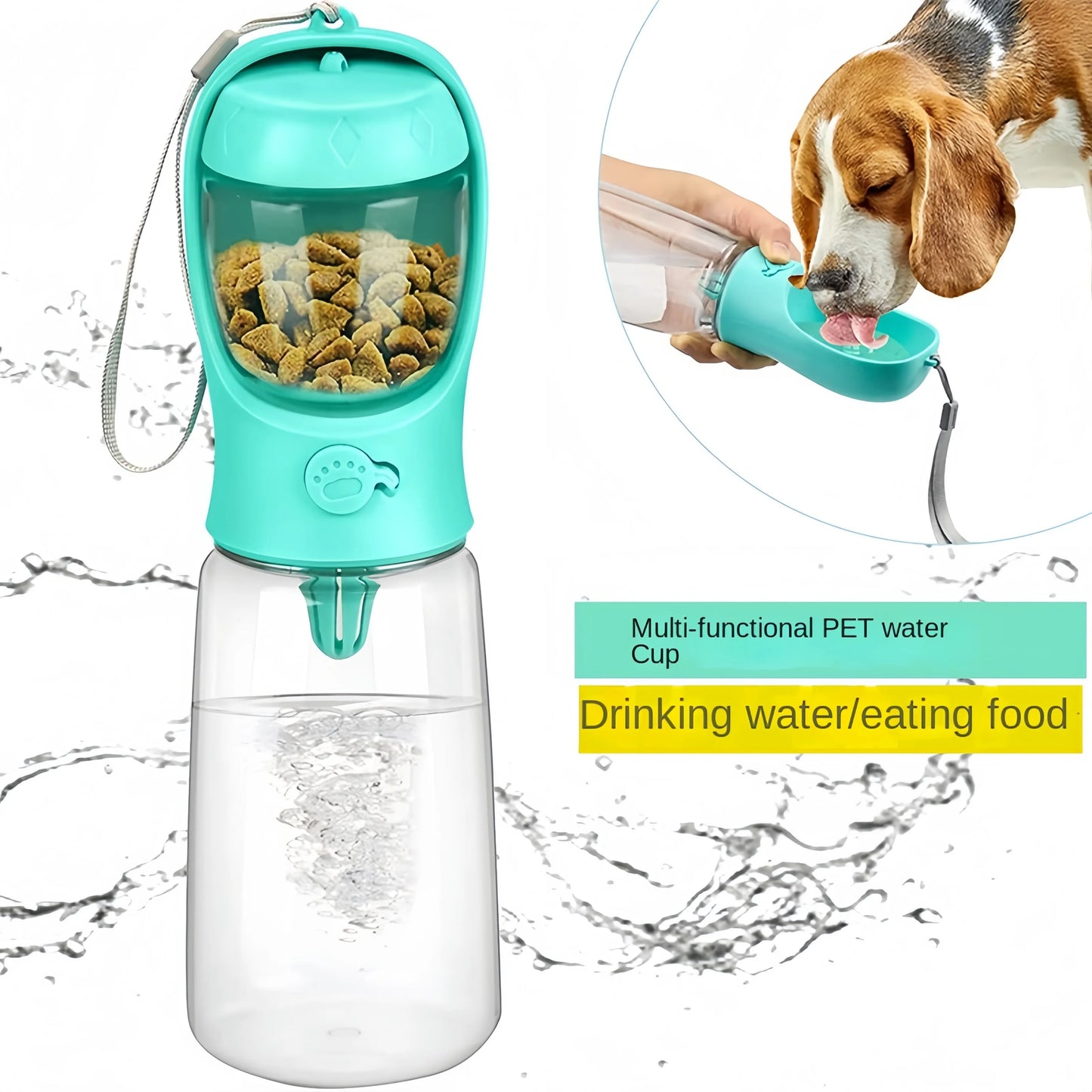 TravelBuddy Pet Water and Food Dispenser: Convenient Hydration and Feeding On-The-Go