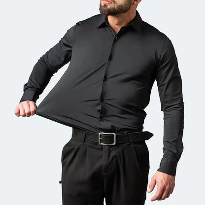 Men's Bamboo Fiber Stretch Shirt Business