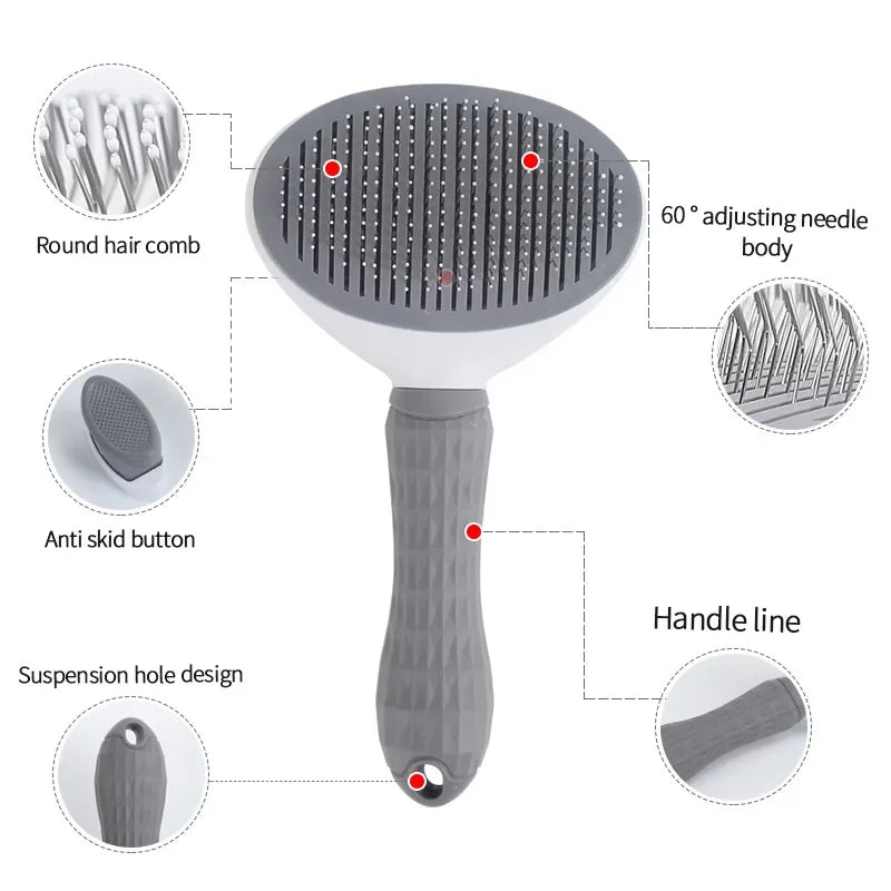 Stainless Steel Pet Hair Brush: The Ultimate Grooming Tool for Your Furry Friend