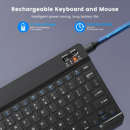 Ultra-Slim Portable Bluetooth-Compatible Keyboard: Your Ultimate Mobile Typing Solution